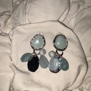 🌊 Tommy Bahama Vibe "Sea Glass" Pebble Drop Earrings 🖤
